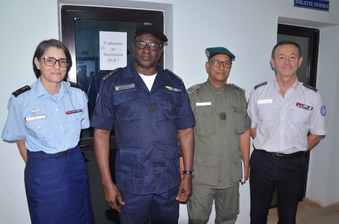 Visite de travail ce 04 novembre 2022, de la Générale Bettina Patricia Boughani, cheffe de la composante Police de la Minusma.